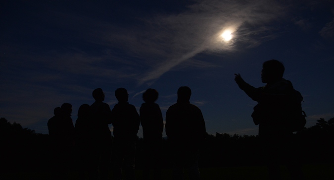 ムーンライトハイキング画像